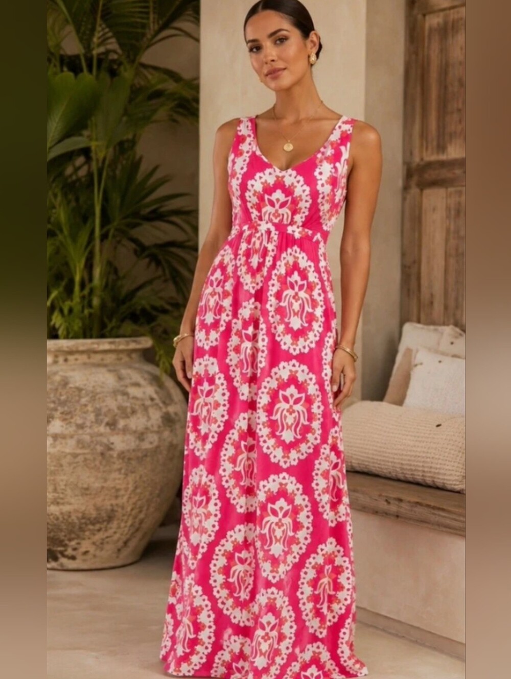 BODEN Jersey Maxi DRESS SZ. 4R $135